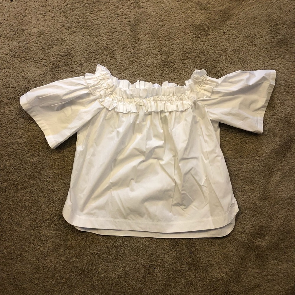 Vineyard Vines Off the Shoulder Top Size L